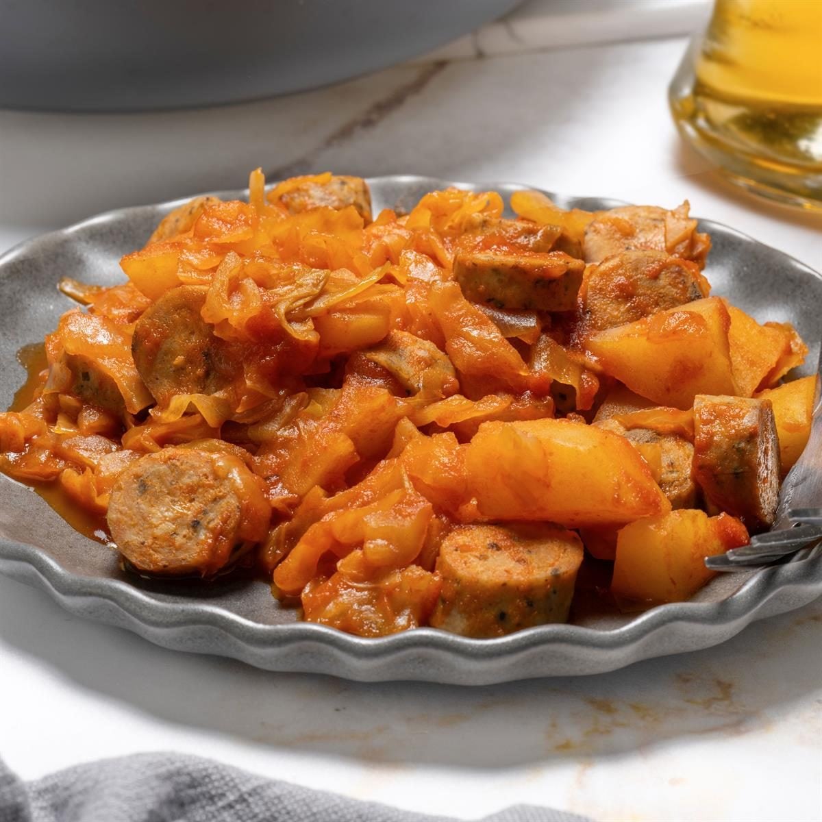Cabbage and Sausage
