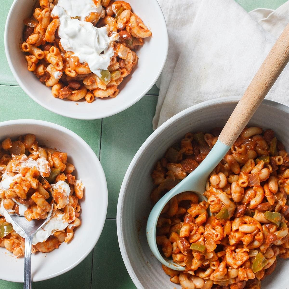 Meatless Chili Mac