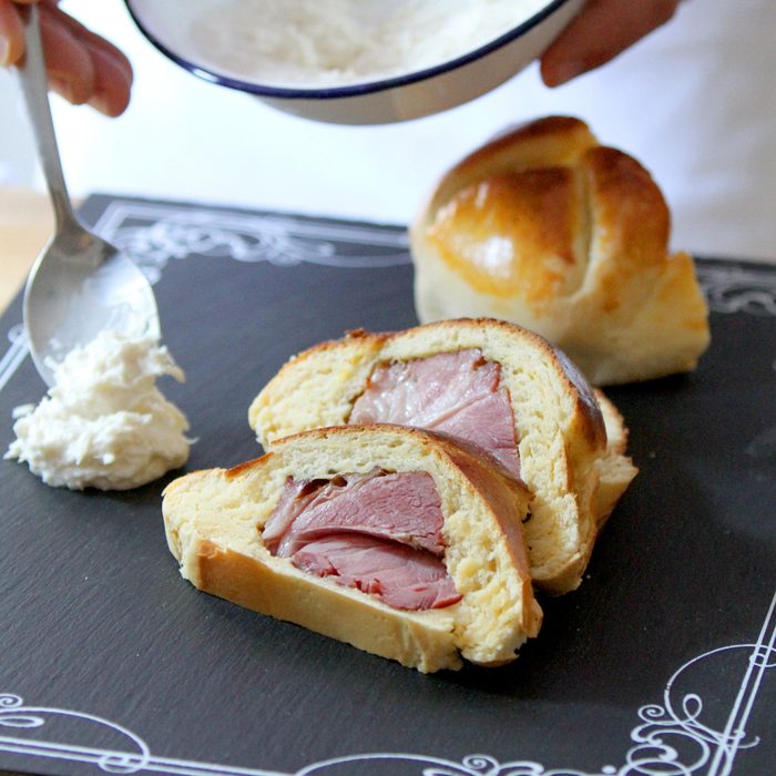 ham and milk loaf