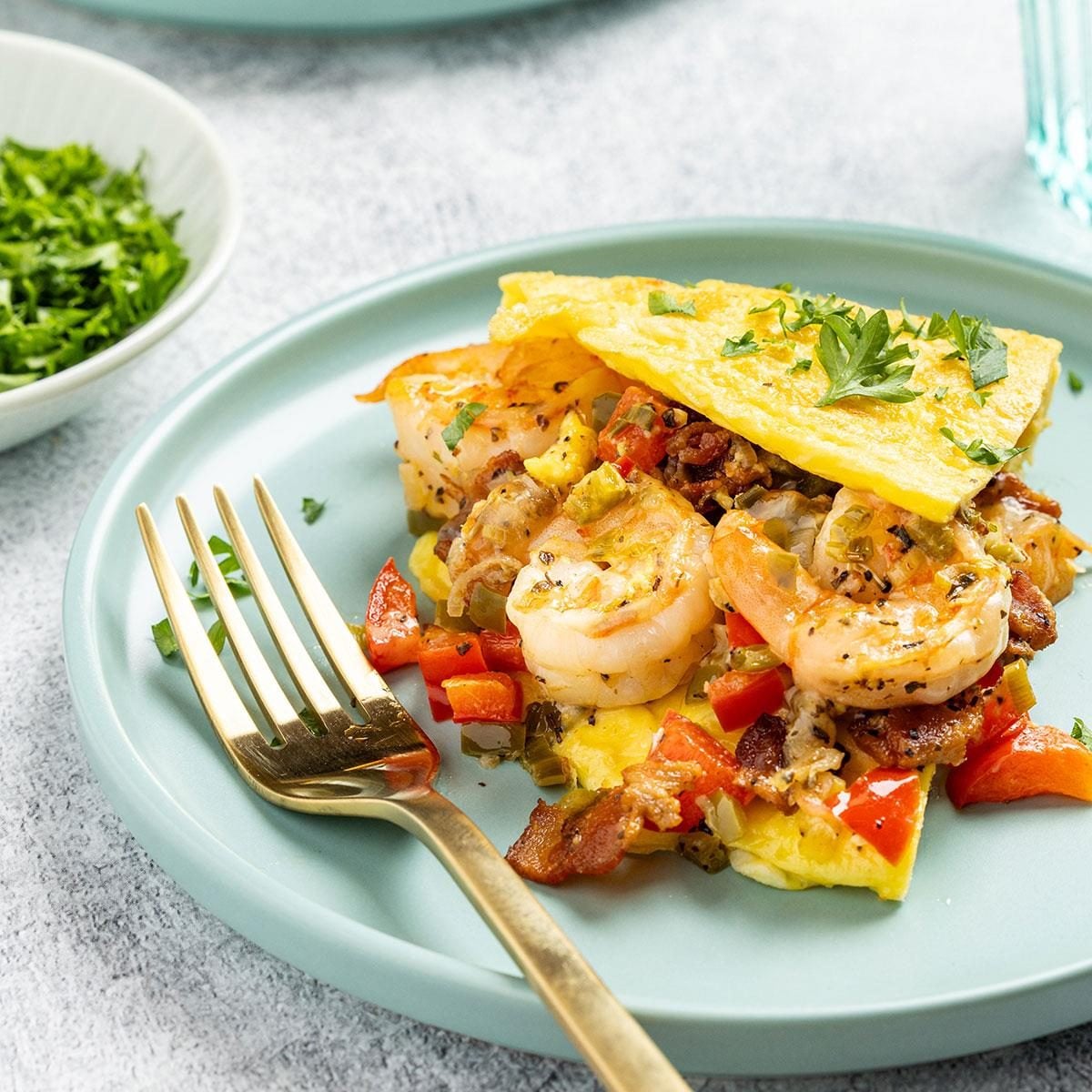 Shrimp Omelet