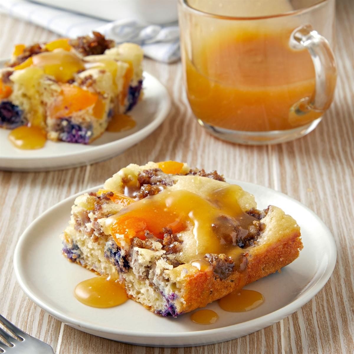 Sausage, Blueberry and Apricot Casserole