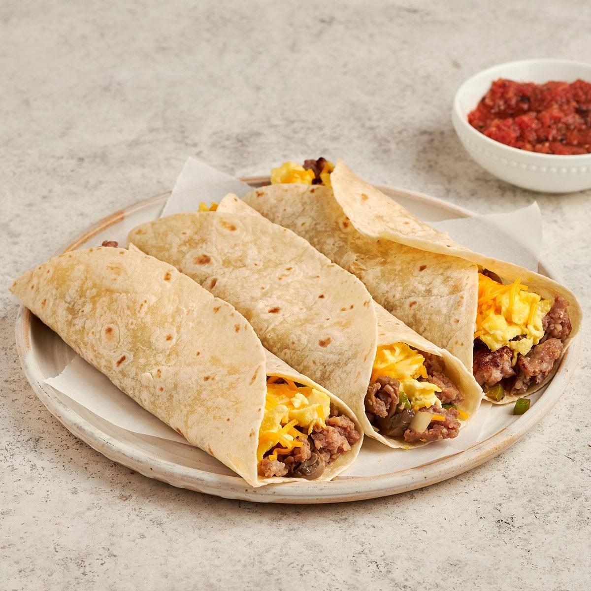 Sausage Breakfast Burrito