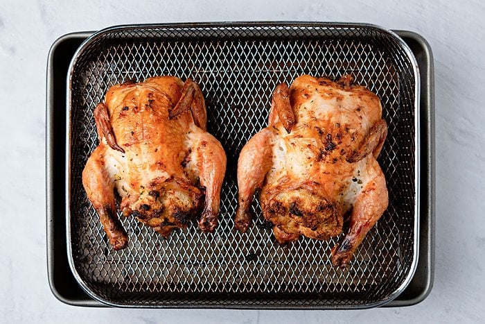 baked stuffed hens