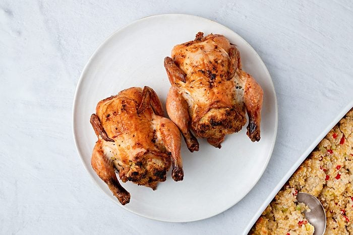 Stuffed Cornish Hens