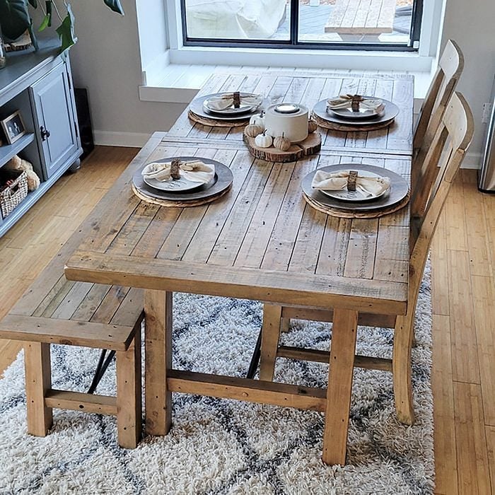 Ink Ivy Sonoma Natural Wood Dining Table