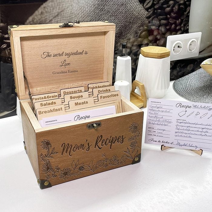 Recipe Box Via Etsy.com