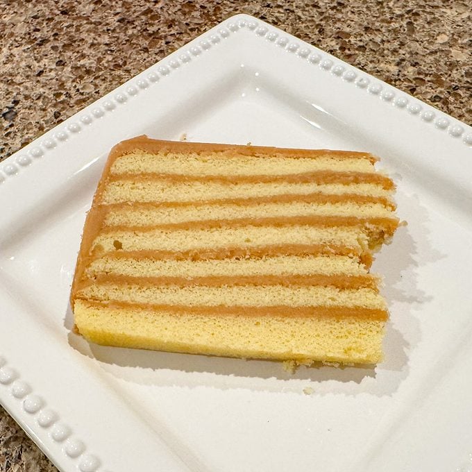 7 Layer Caramel Cake slice