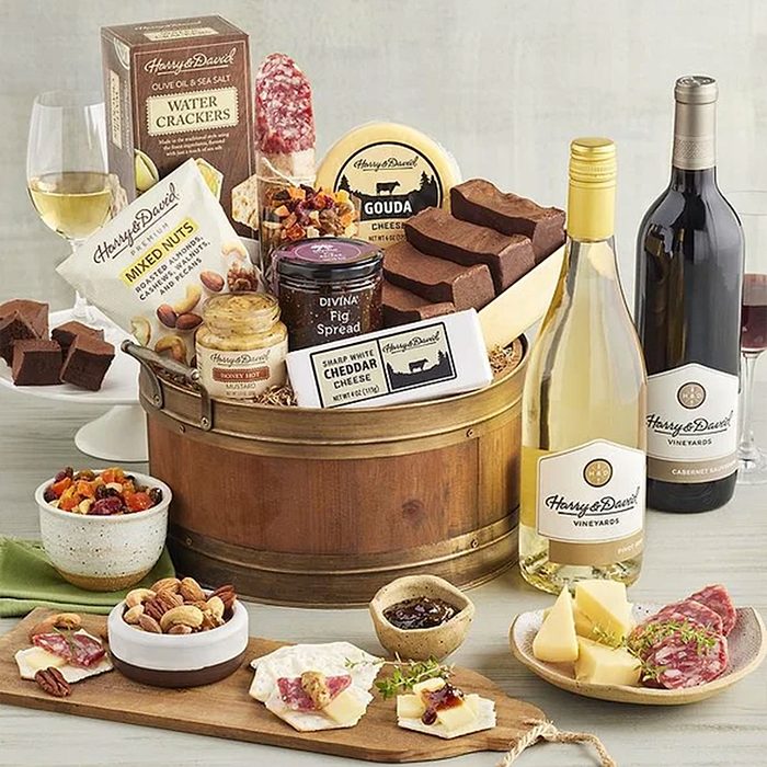 Wine Barrel Basket