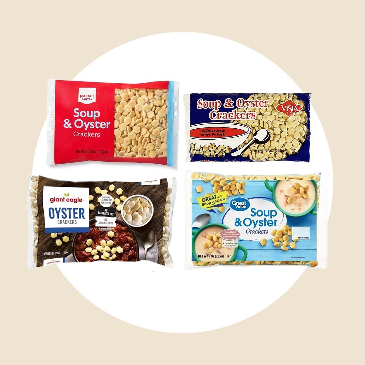 Four brands of recalled oyster crackers