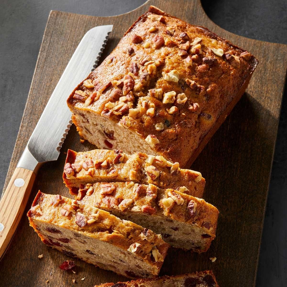 Double Cranberry Banana Bread