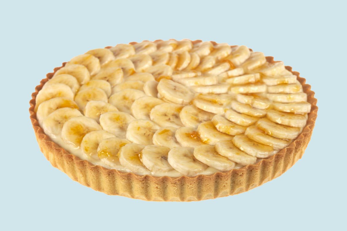 Banana flan