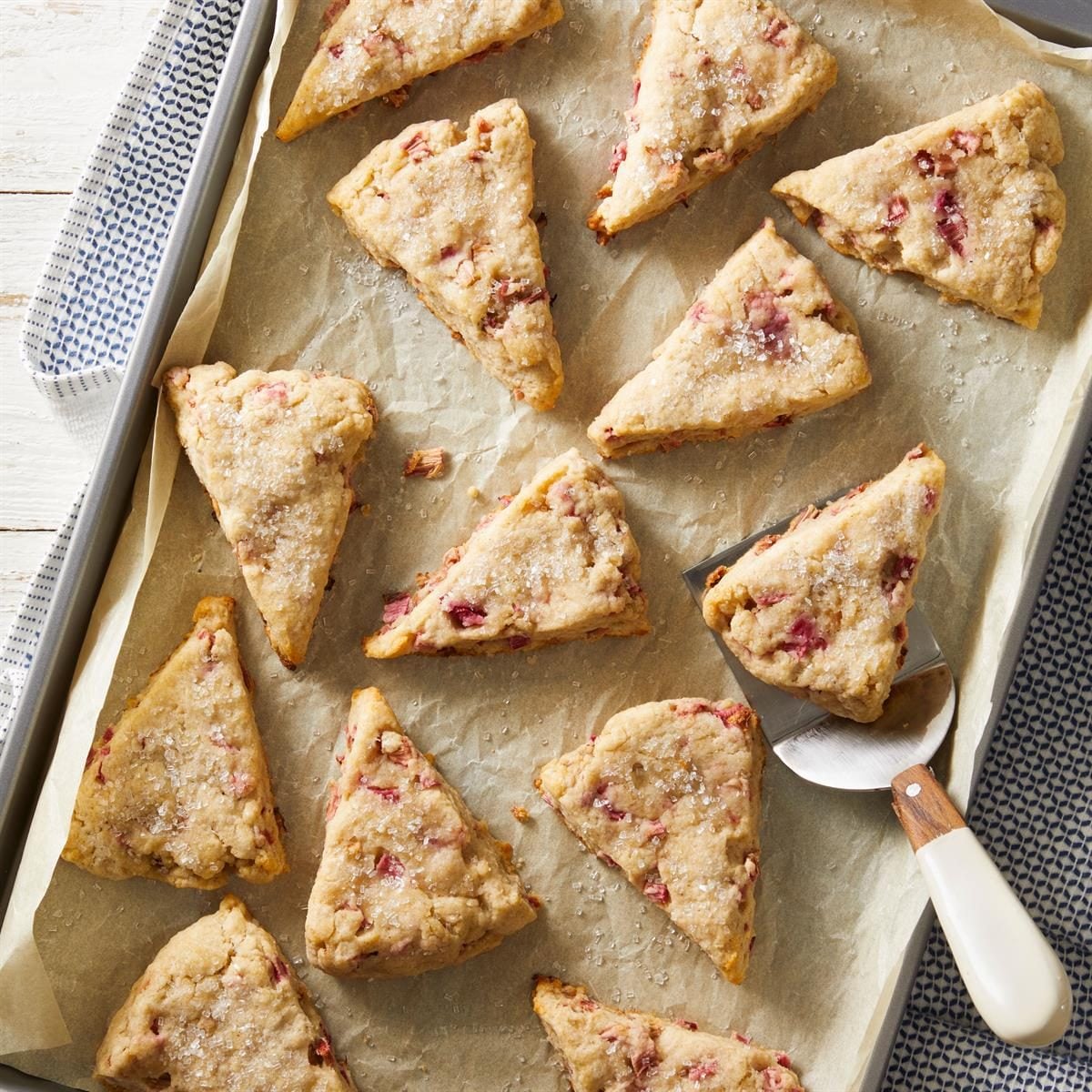 Rhubarb Scones