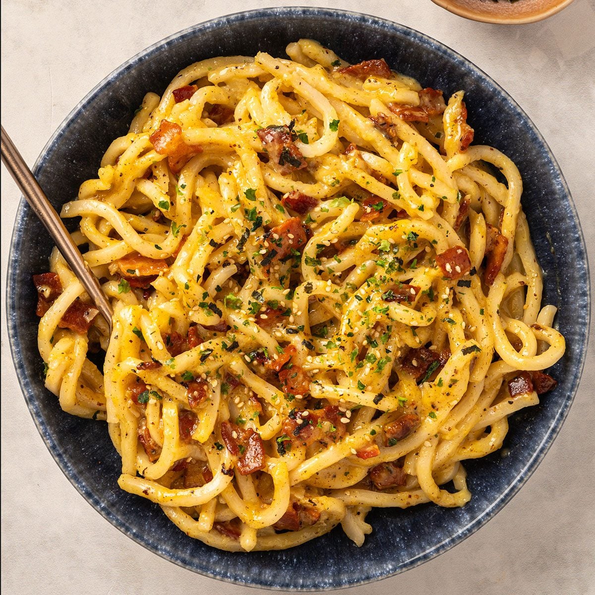 I Tried The Viral Udon Carbonara Everyone Is Losing Their Mind Over