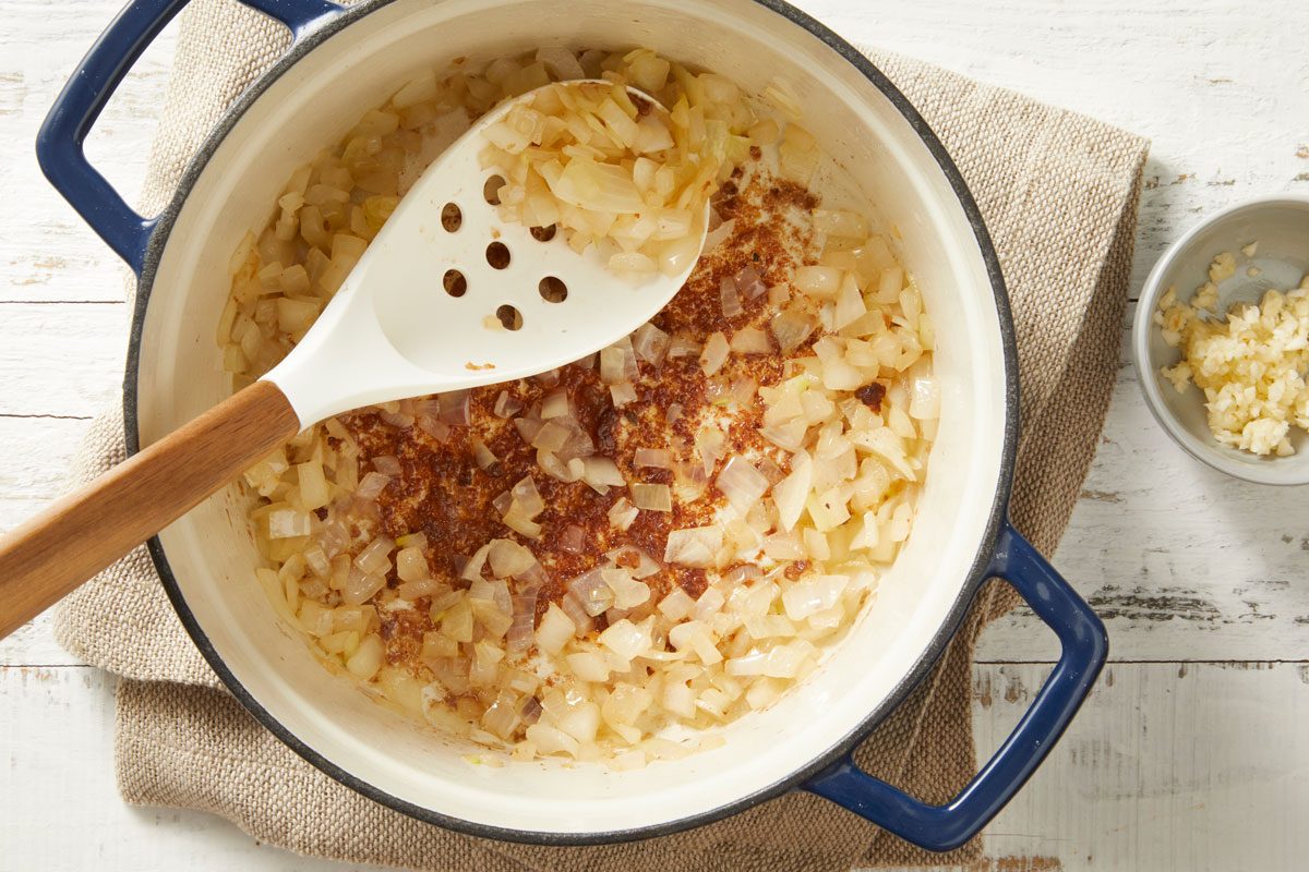 cook onion