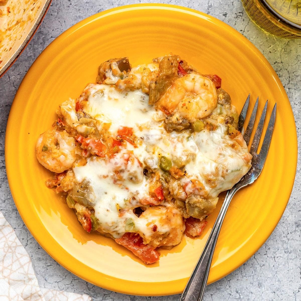 Eggplant Shrimp Skillet