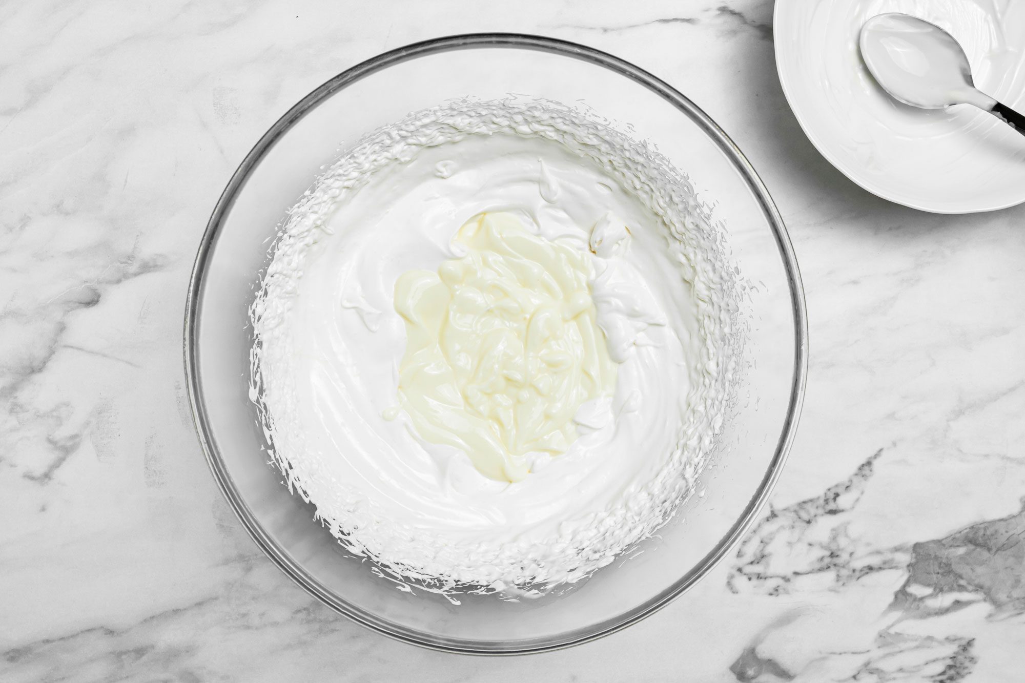 Fold in yogurt