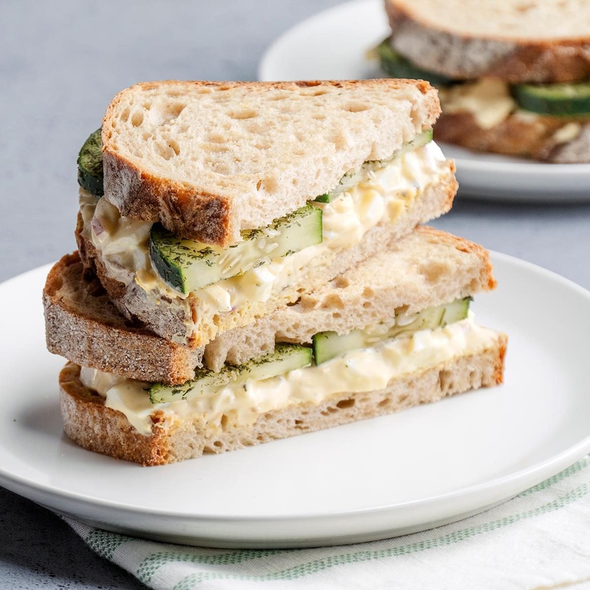 Egg and Cucumber Sandwiches