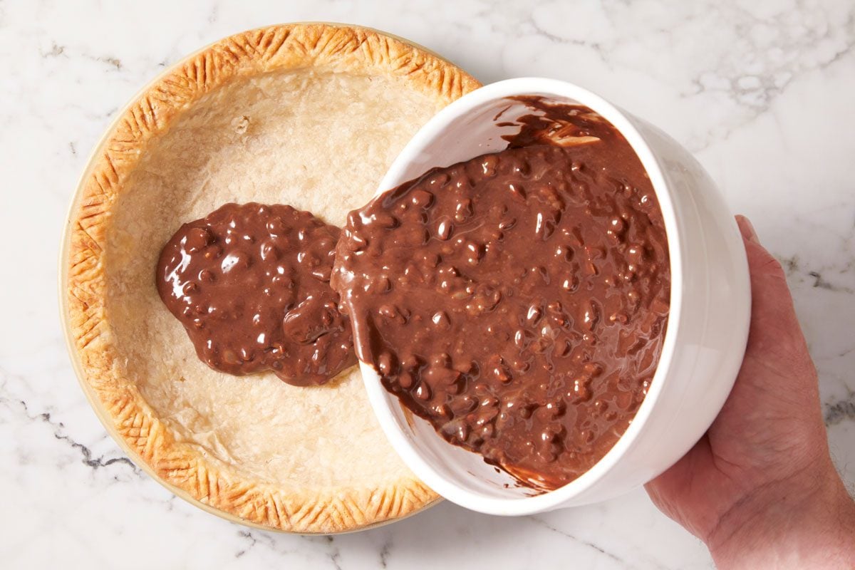 Pour into crust