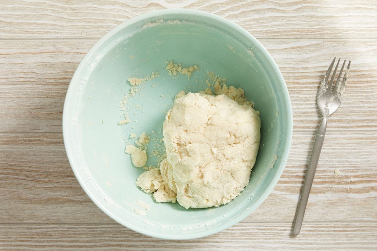 roll the dough in a ball shape