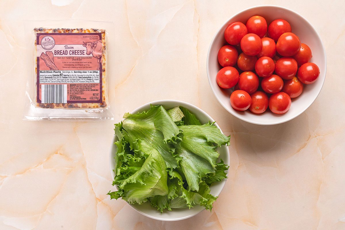 Ingredients of 3 Ingredient Blt Appetizer
