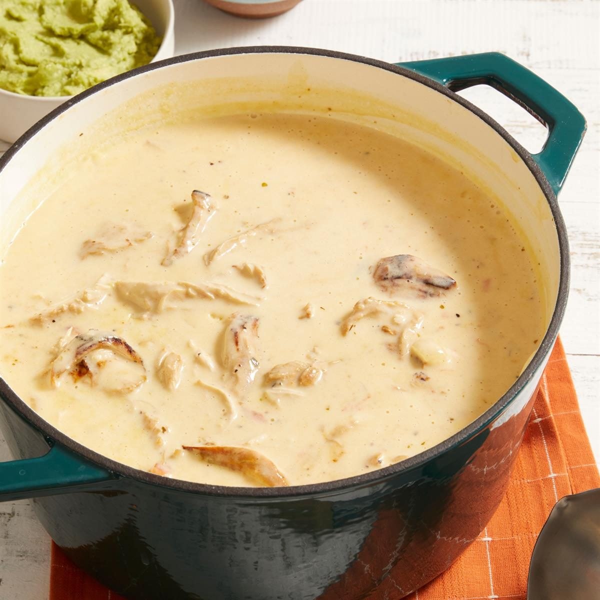 Cheesy Chicken Tortilla Soup