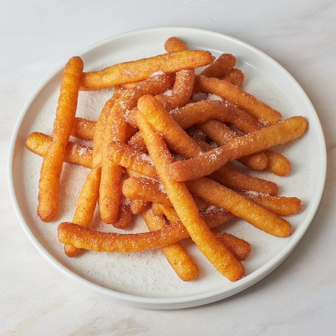 Cinnamon And Sugar Funnel Cake Fries