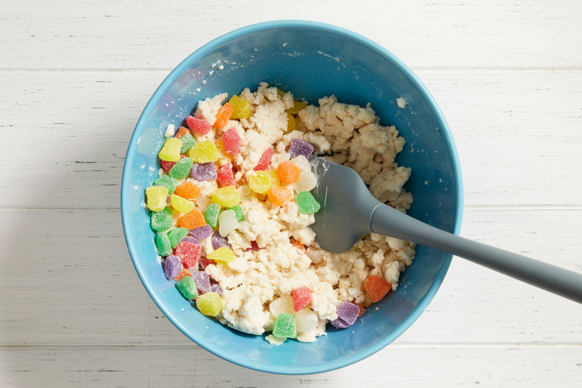 Stir in gumdrops