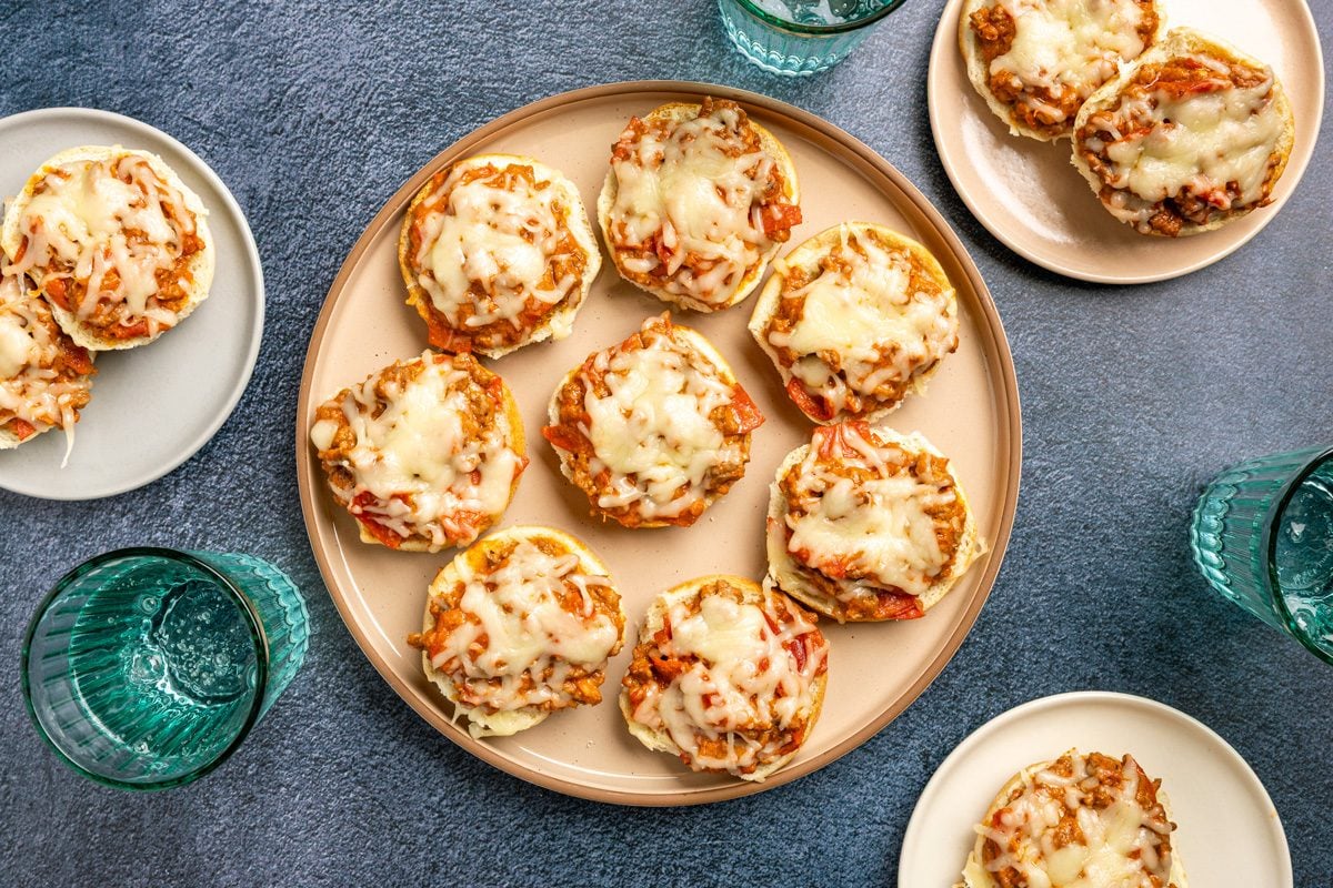 Open Faced Pizza Sandwich