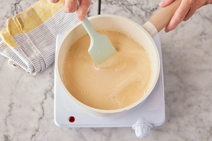 Different type of choclated being added in the mixture