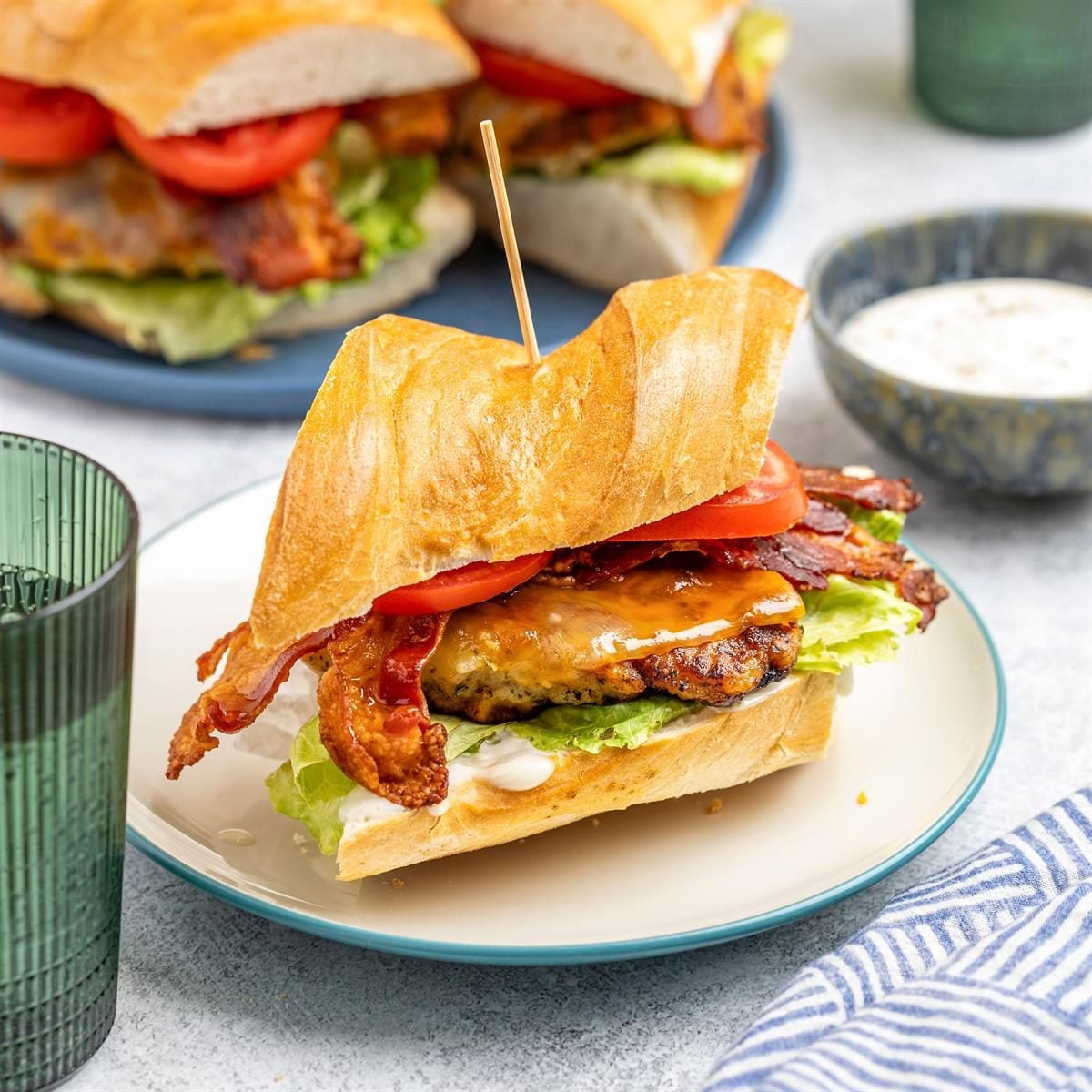 Chicken Bacon Ranch Sandwich