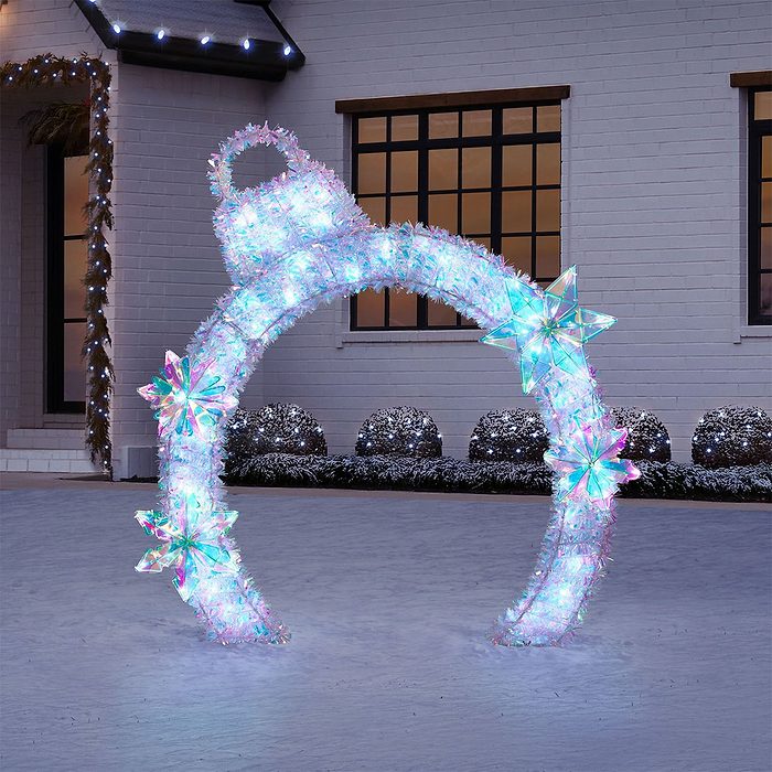 Iridescent Ornament Arch