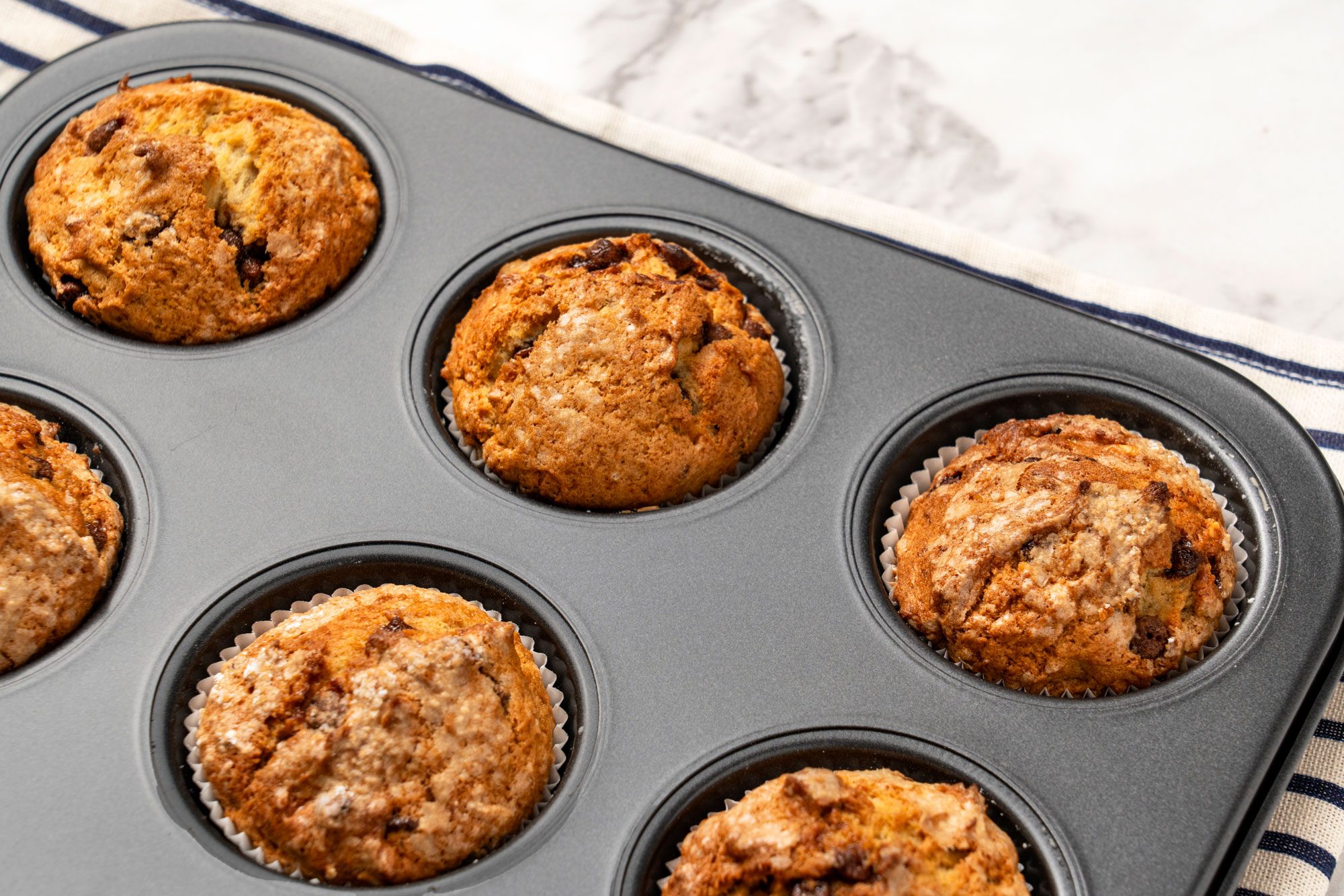 3/4 shot of Monkey Muffins