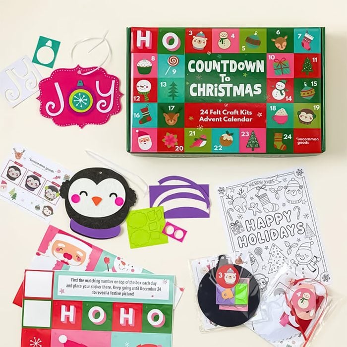 Uncommon Goods Diy Ornament Advent Calendar Via Uncommongoods.com