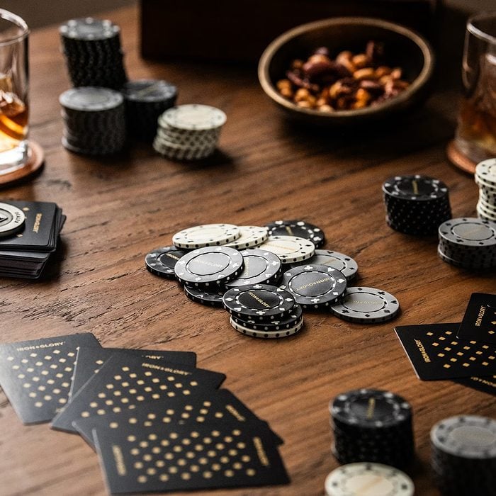 Wooden Poker Set