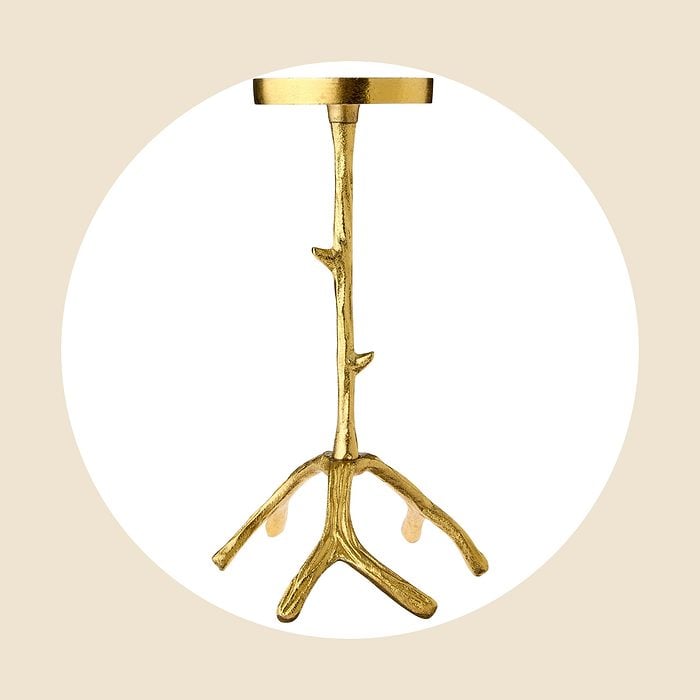 Gold Antler Candle Holder Via Walmart.com