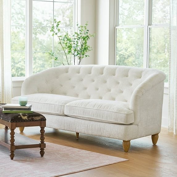The Pioneer Woman Laurel Tufted Sofa Via Walmart.com