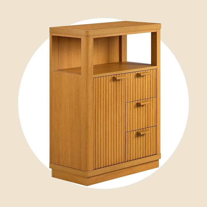 Beautiful Fluted Vanity Storage Via Walmart.com