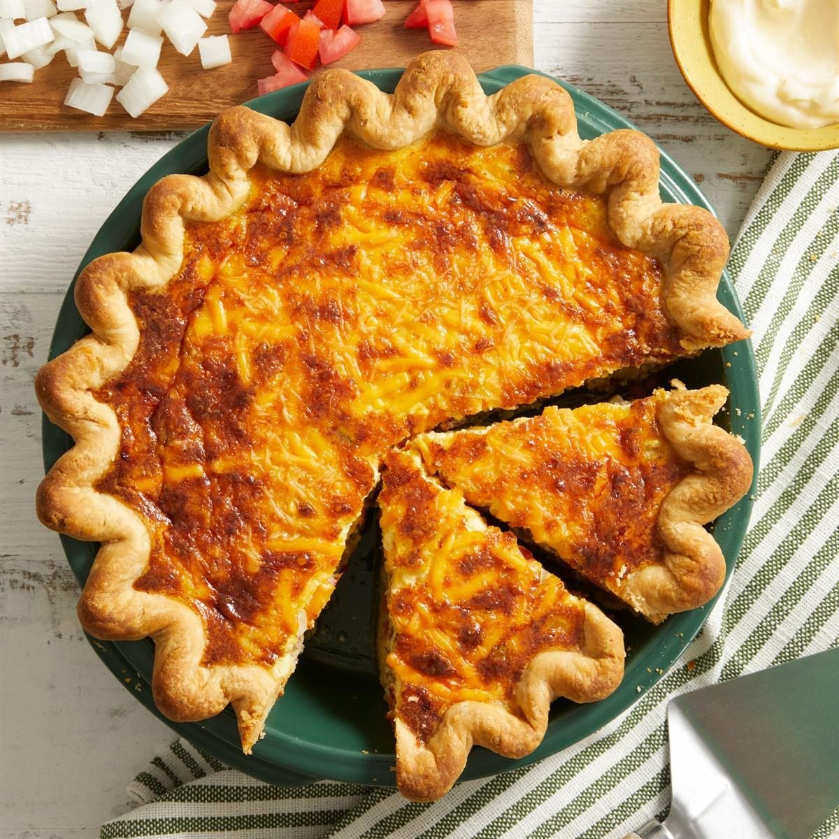 Cheeseburger Quiche