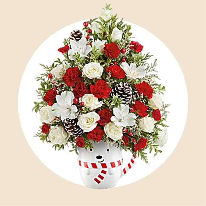 Send A Hug Snowy Lane Tree Via Teleflora.com