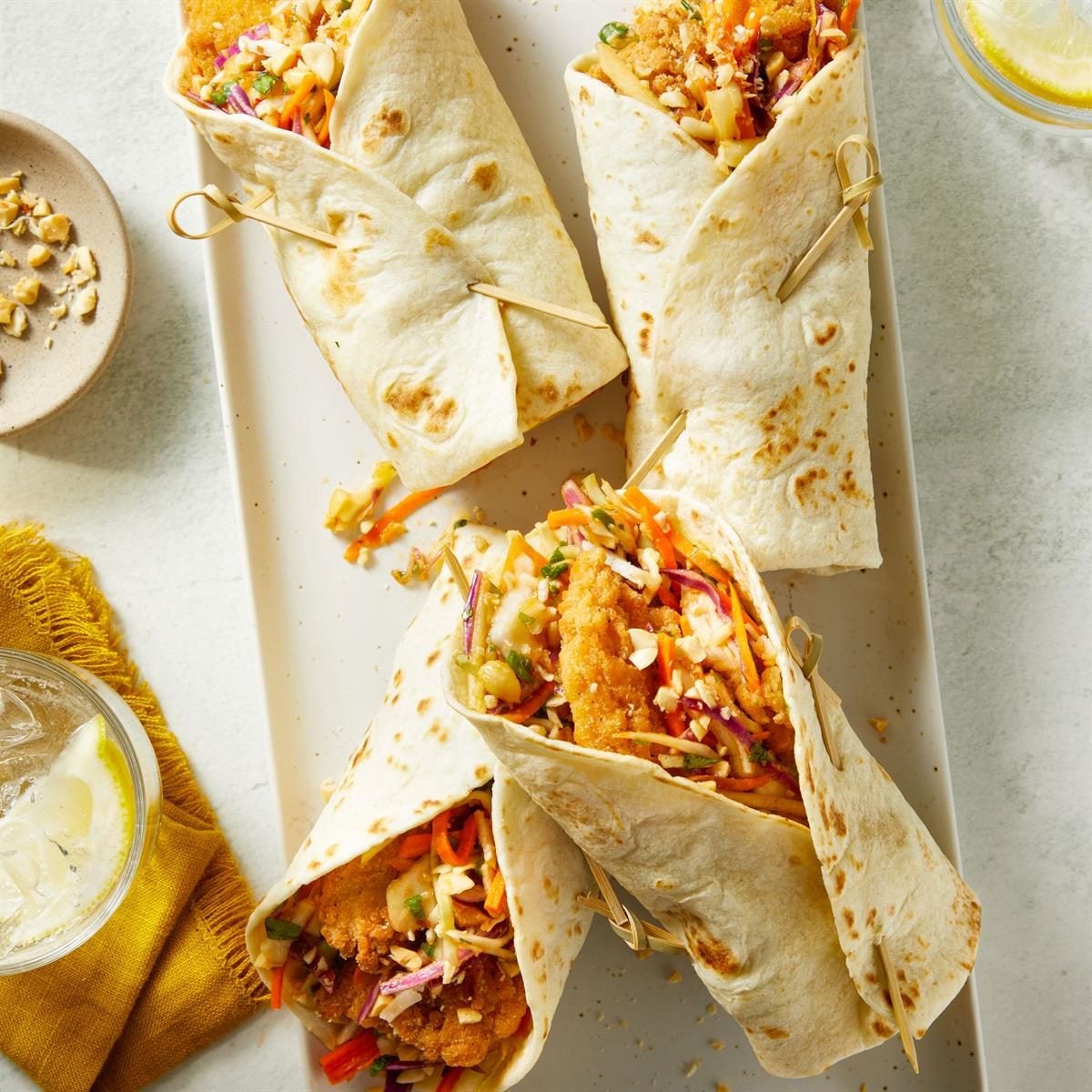Asian Chicken Wraps