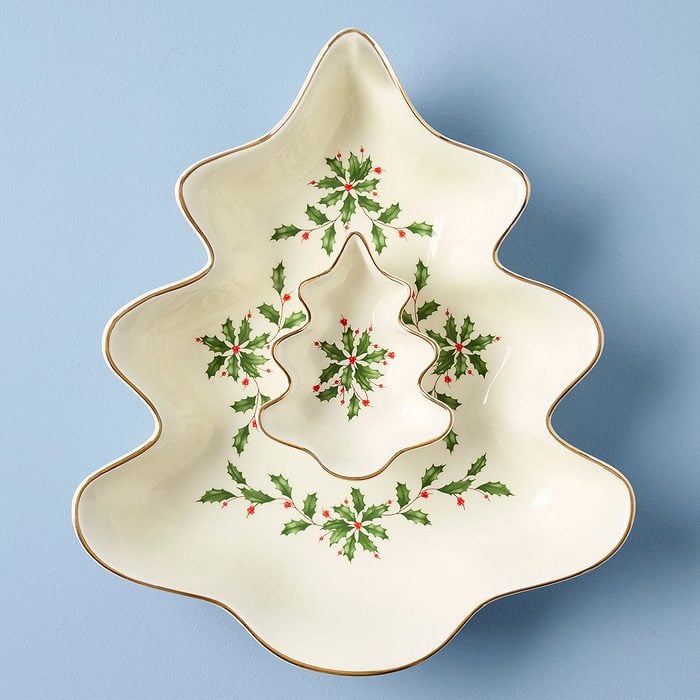 Best Cyber Monday Deals Holiday Tree Chip & Dip Set Via Lenox