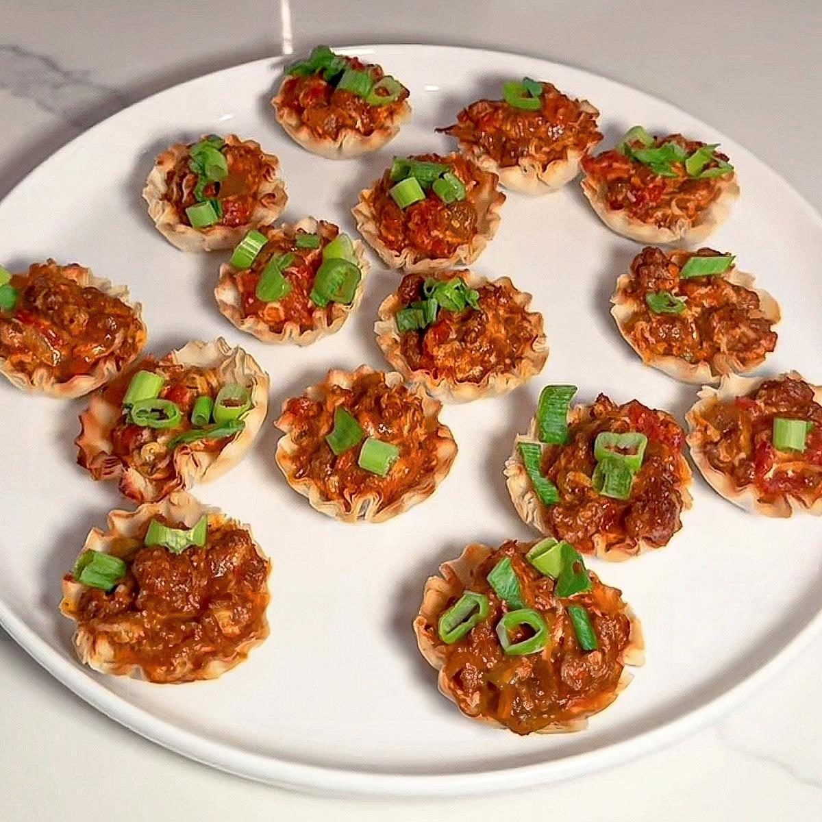 Gabrielle Dillon’s Taco Ranch Phyllo Cups