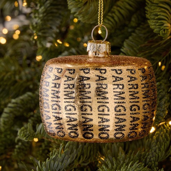 Glass Parmesan Wheel Ornament Via Westlm.com