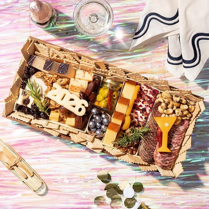 Happy New Year Medium Cheese & Charcuterie Board