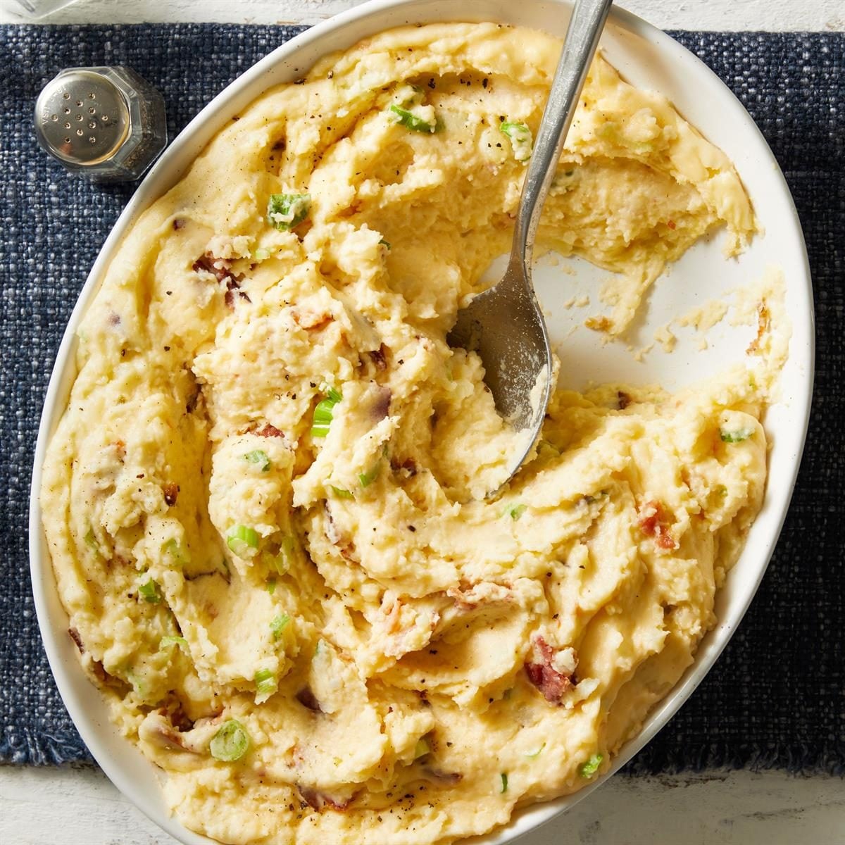 Slow Cooker Loaded Mashed Potatoes