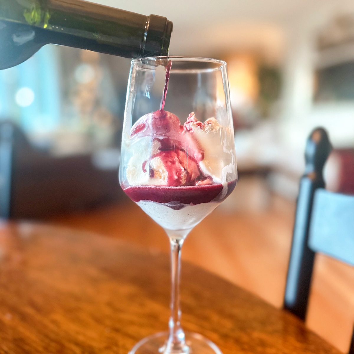 Viral Red Wine And Ice Cream Wine Ice Cream 1