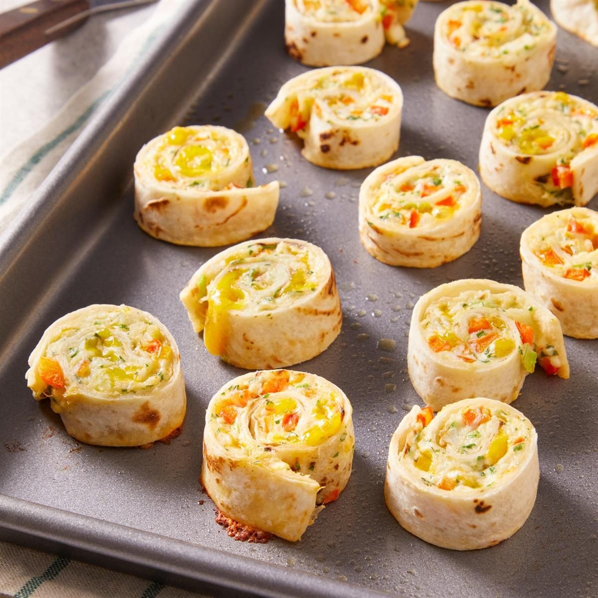Hot Crab Pinwheels