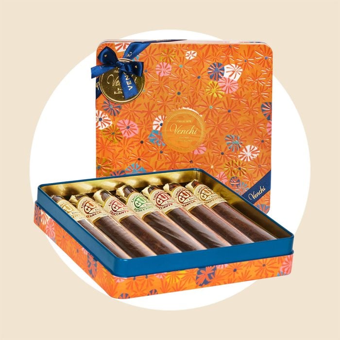 Venchi Assorted Chocolate Cigar Box Via Goldbelly.com