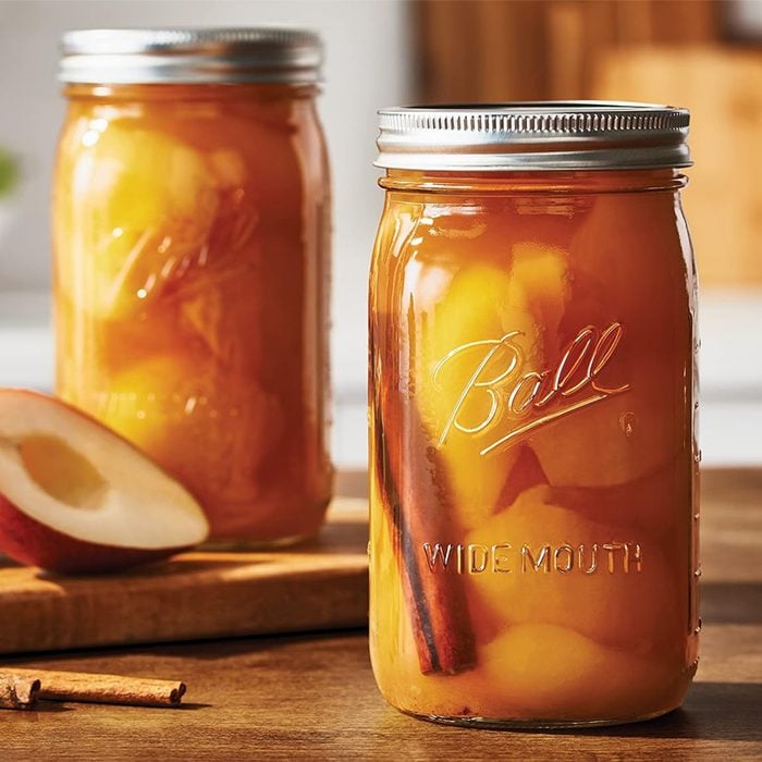 Ball Wide Mouth Glass Mason Jars Via Amazon.com