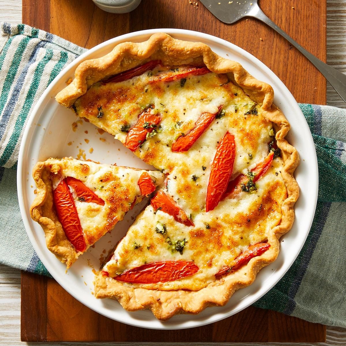 Tomato Basil Tart